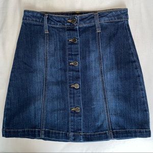 Dark Wash Jean Skirt